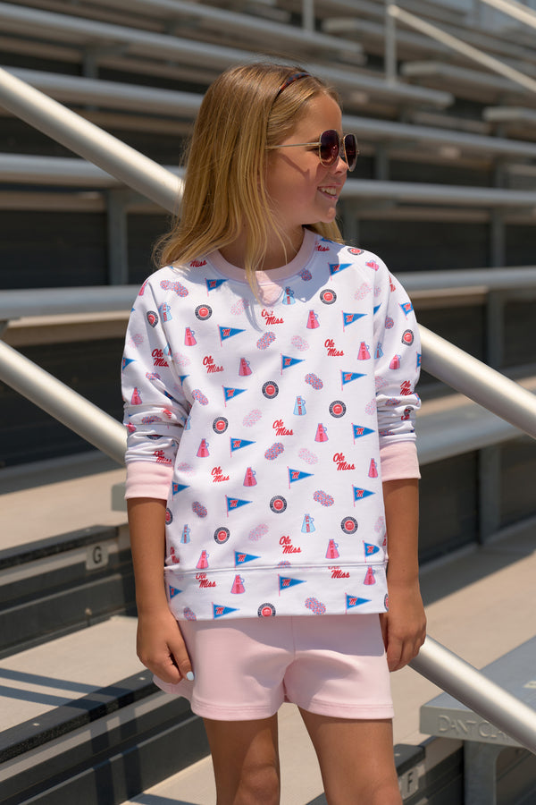 Beaufort Bonnet Cassidy Comfort Crewneck, Ole Miss