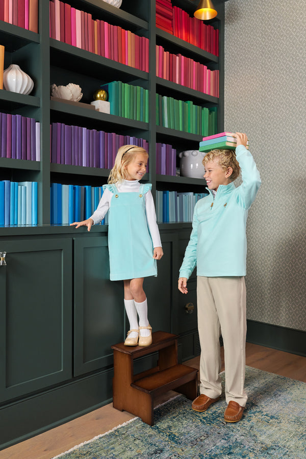Beaufort Bonnet Julia Jumper, Edisto Egg Blue Velveteen