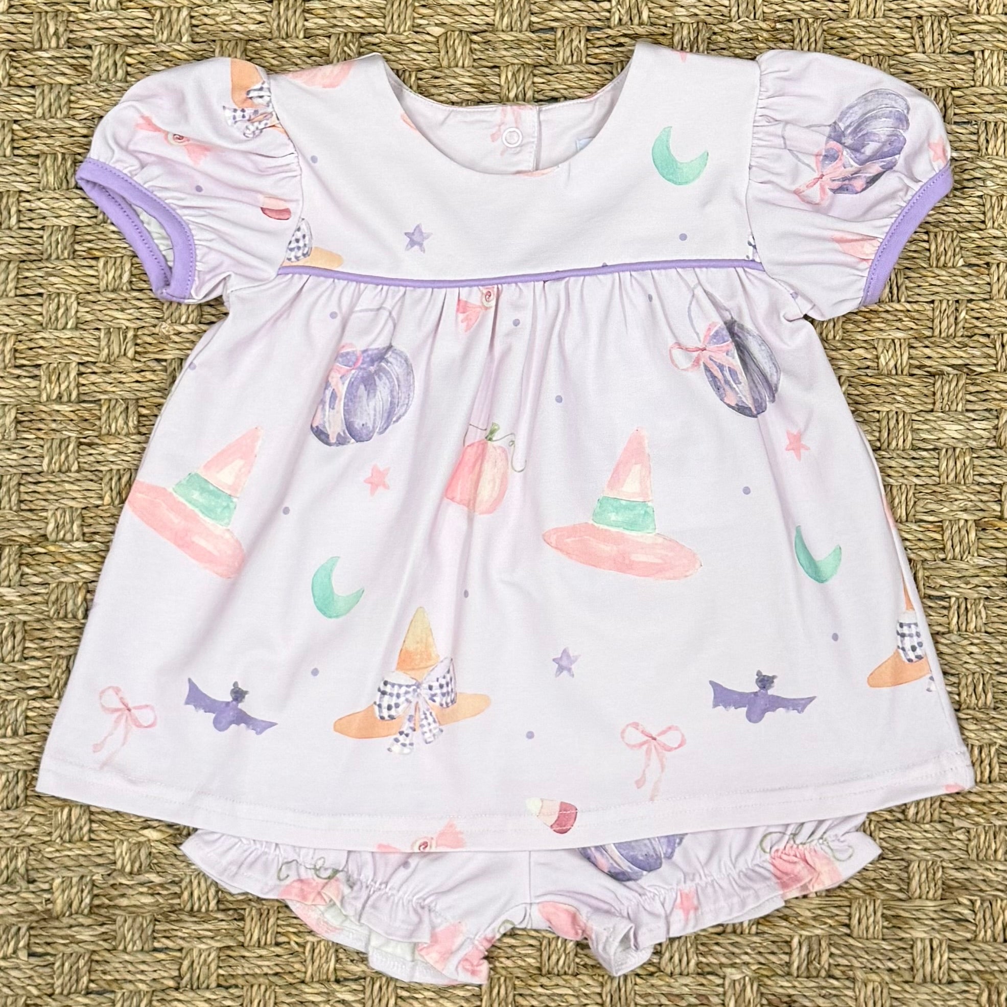 Three Little Ducks Hartford Bloomer Set, Little Miss Spooky