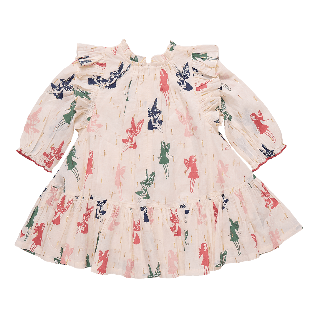 Pink Chicken Harper Dress, Woodland Fairies
