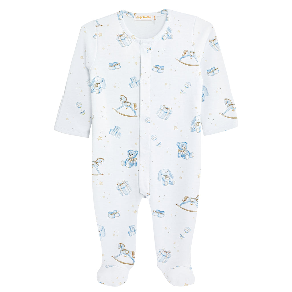 Baby Club Chic Toys Blue Footie
