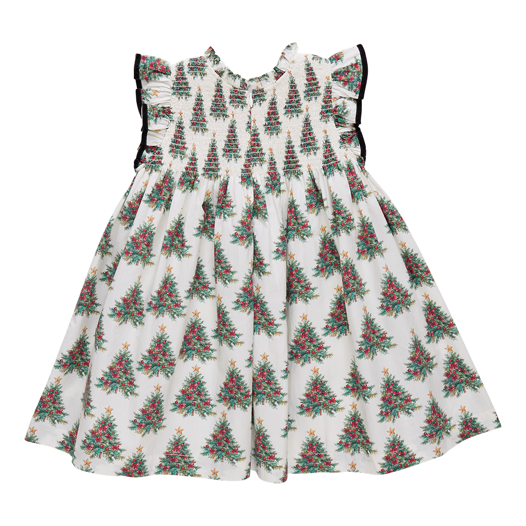 Pink Chicken Stevie Dress, Vintage Trees