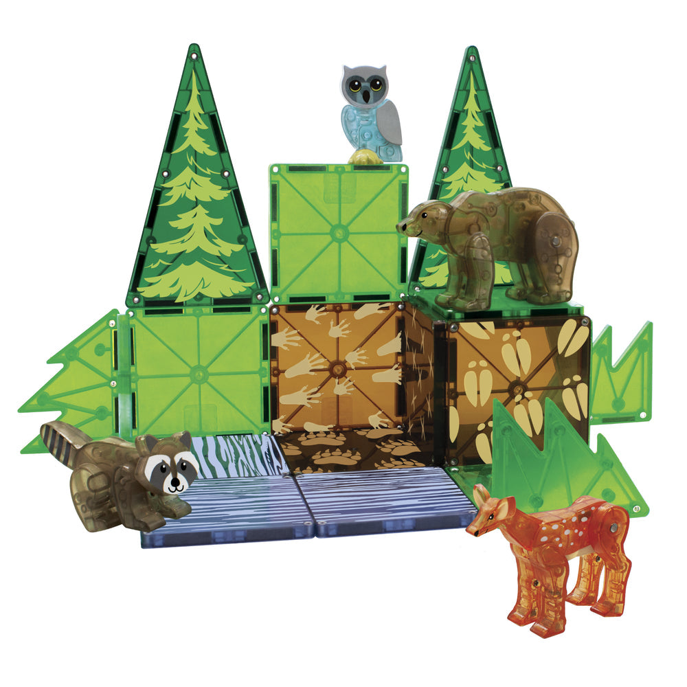 Magna-Tiles Forest Animals, 25 Piece Set