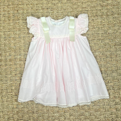 Lulu Bebe Caroline Pink Heirloom Dress 4T Lulu Bebe Caroline Pink Heirloom Dress 4T