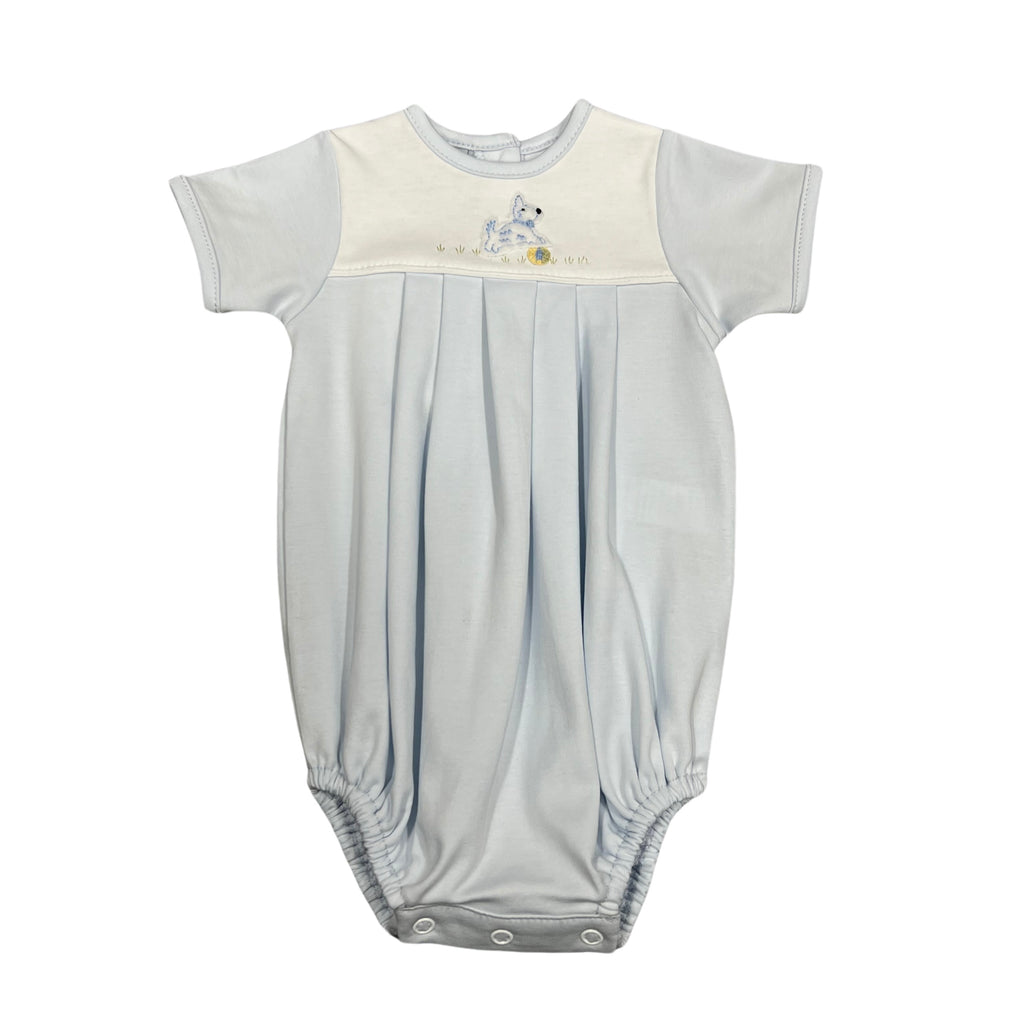 Squiggles Dog with Ball Pleated Romper