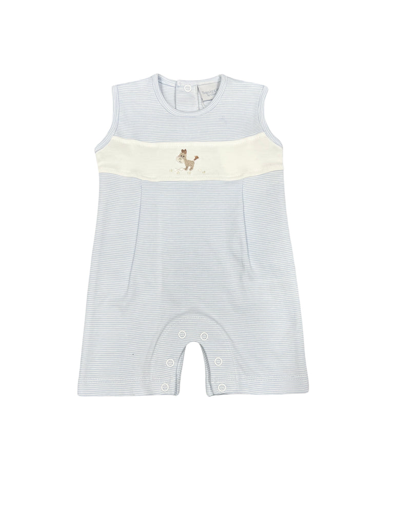 Squiggles Knot Dog with Bone Pleated Sunsuit