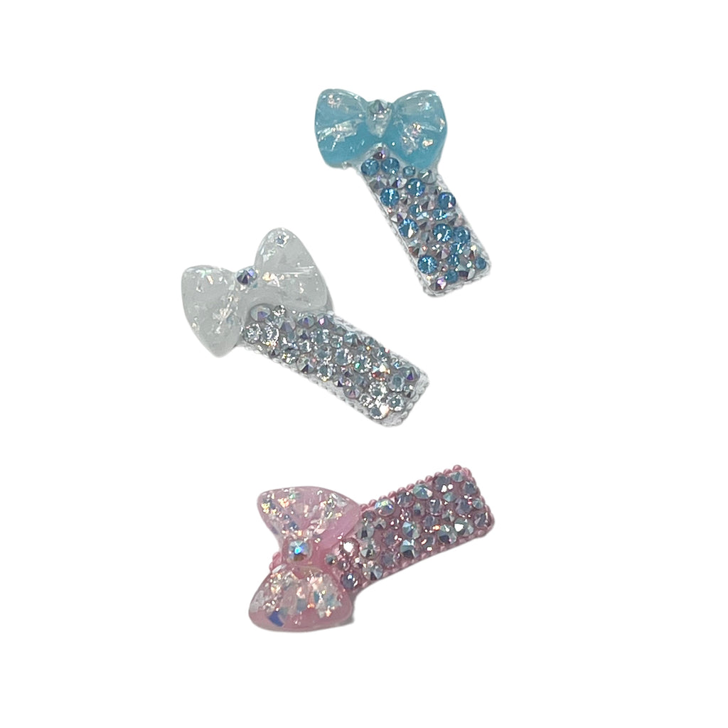 Bari Lynn Assorted Charms & Crystals Snap Clips