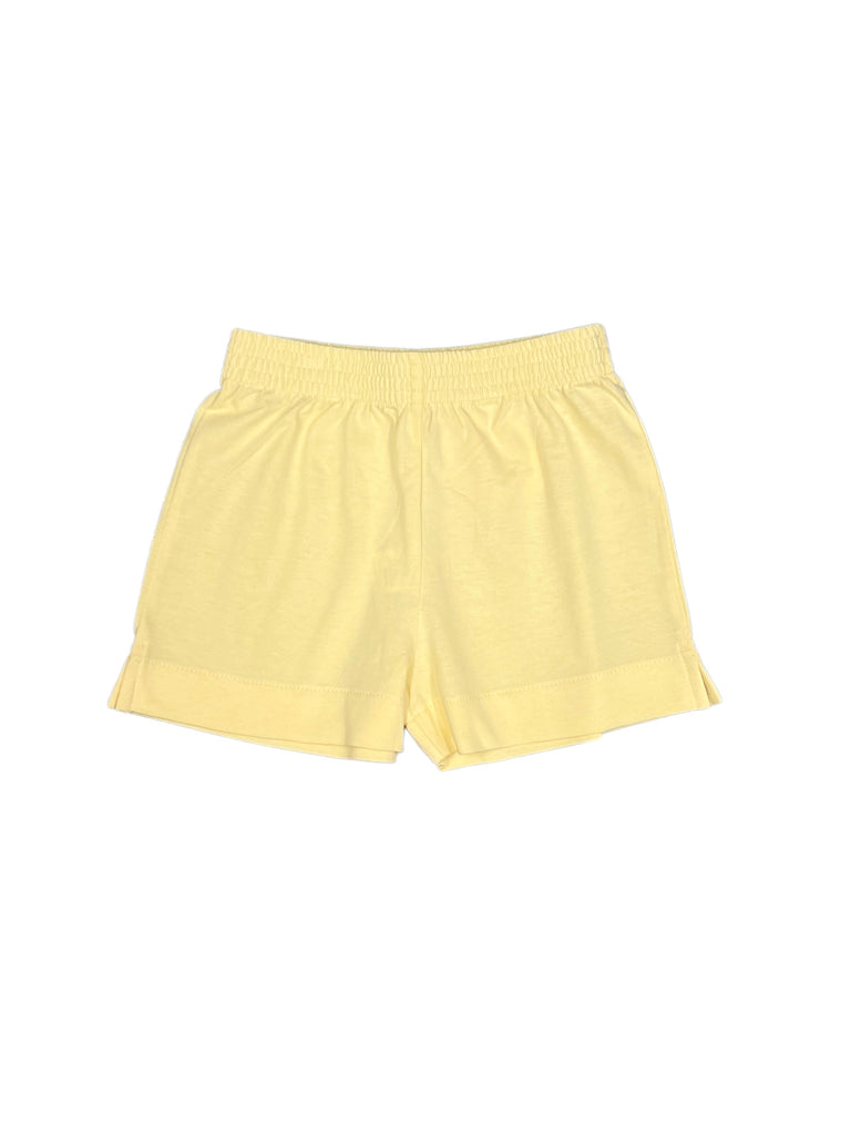 Luigi Jersey Shorts, Pale Yellow