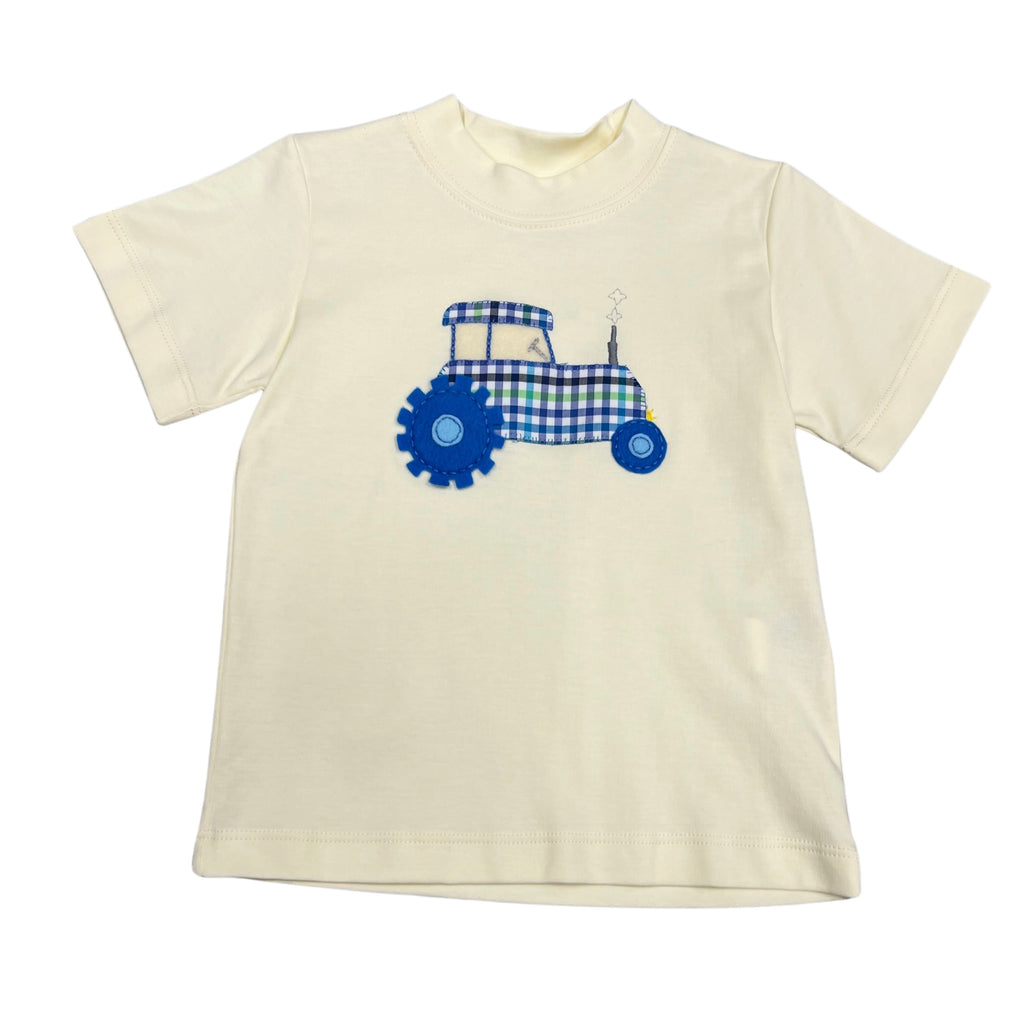 Squiggles Plaid Tractor T-Shirt