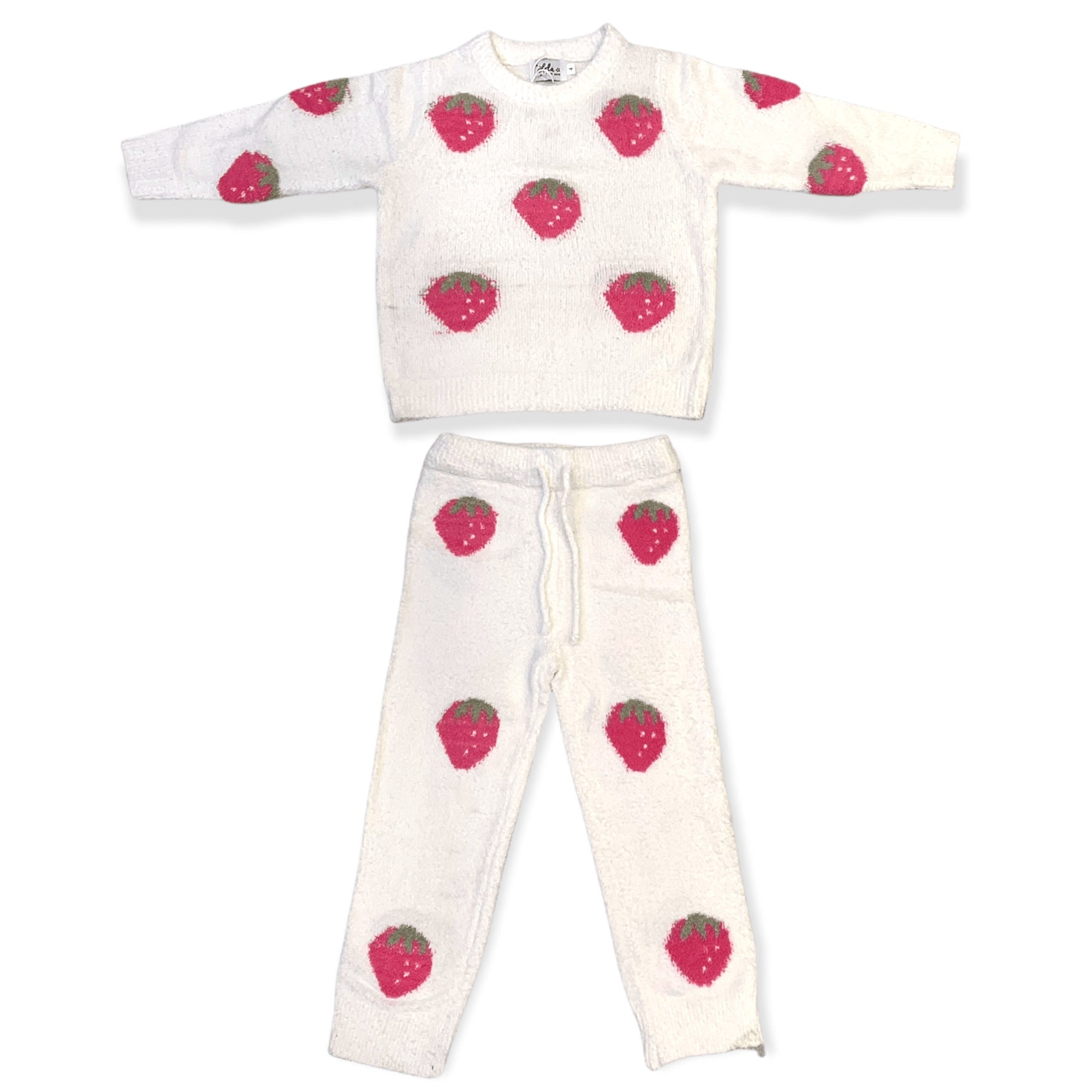 Lola & The Boys Fuzzy Strawberry Set