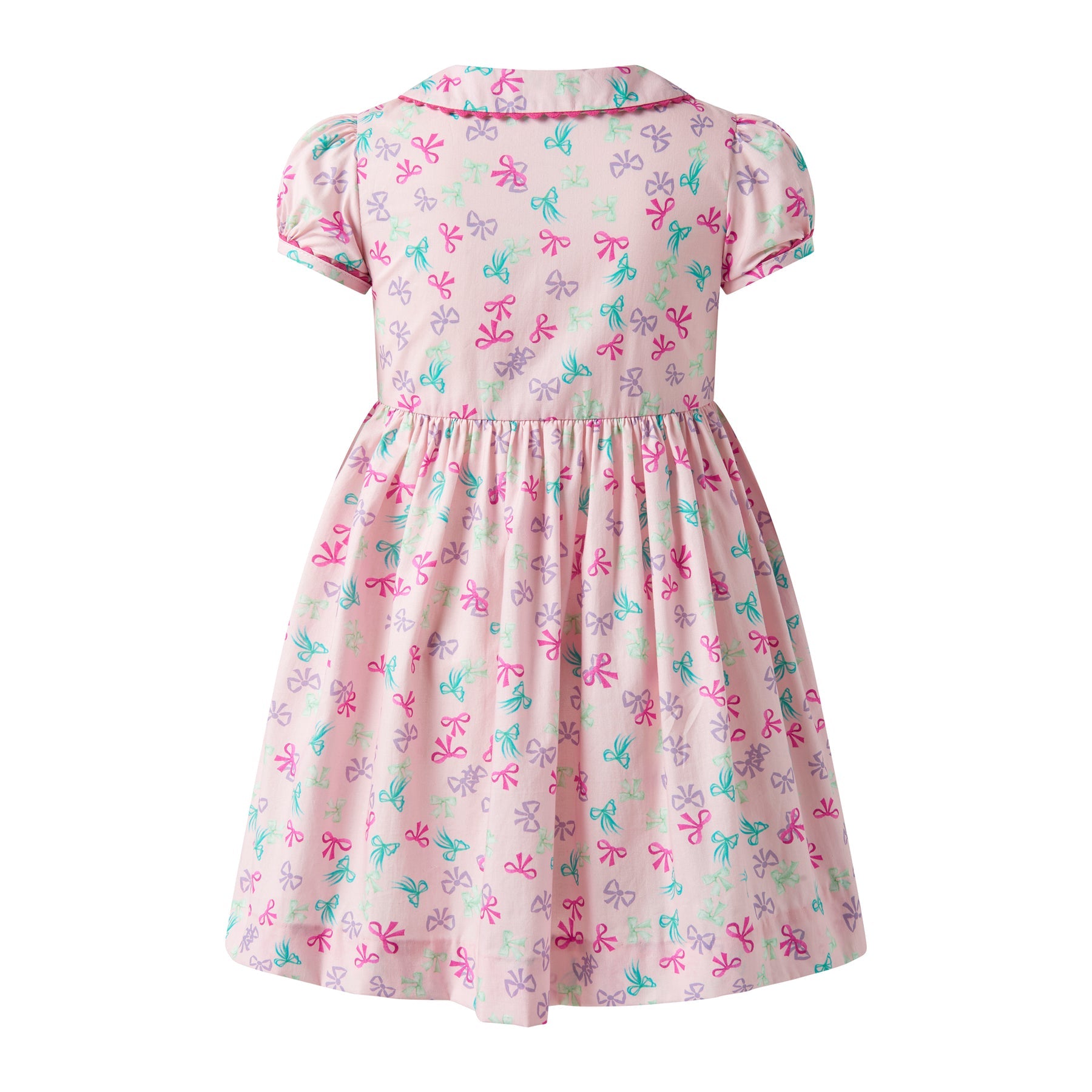 Rachel Riley Bow Button-Front Dress