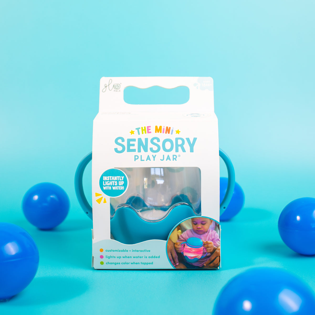 Glo Pals Mini Sensory Play Jar