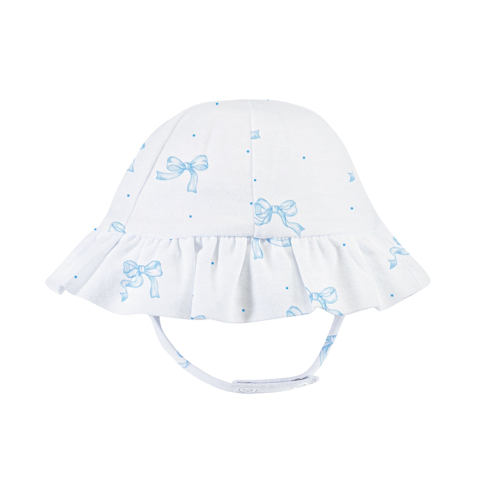 Baby Club Chic Pretty Bows Blue Sun Hat