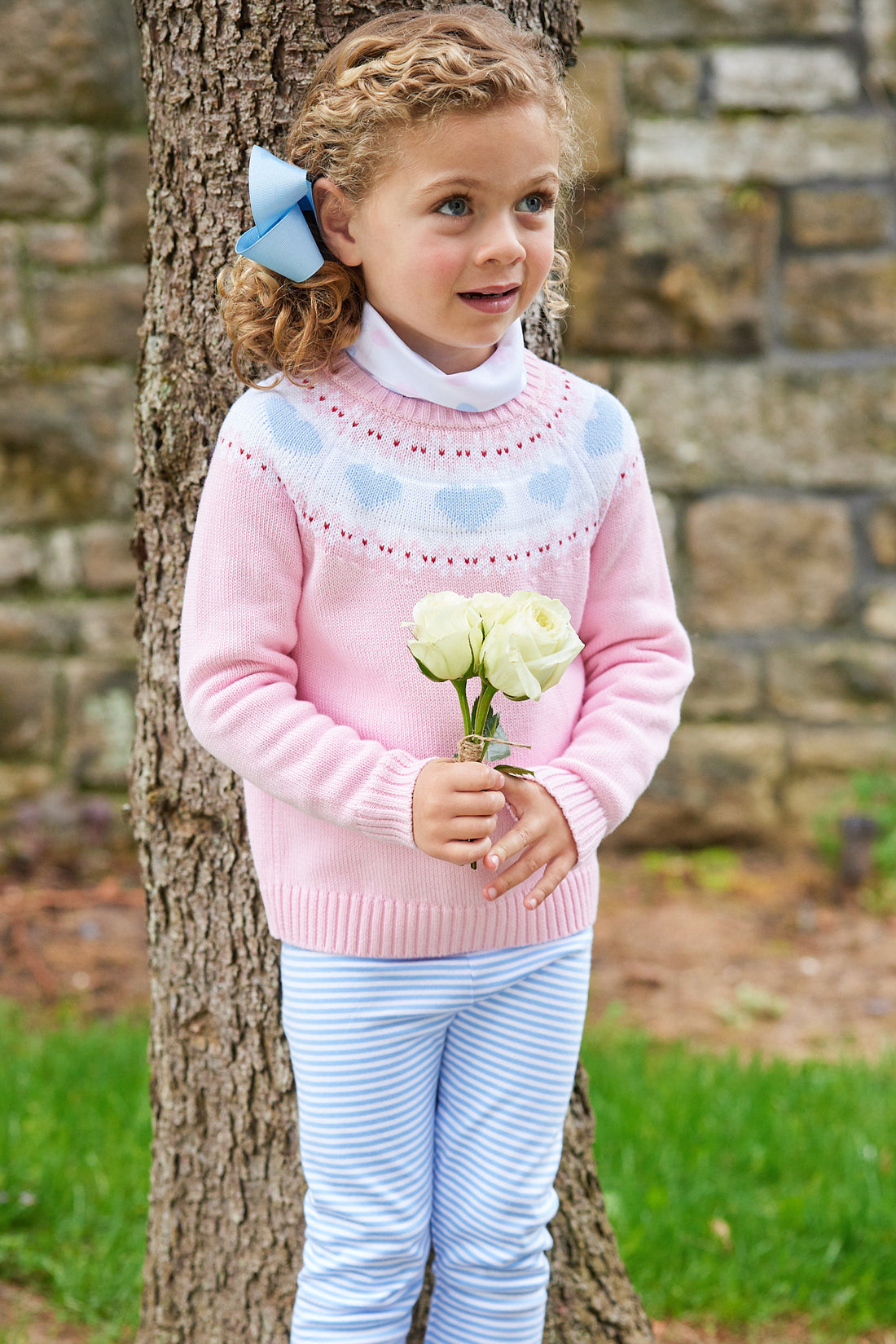 Little English Hearts Fair Isle Sweater