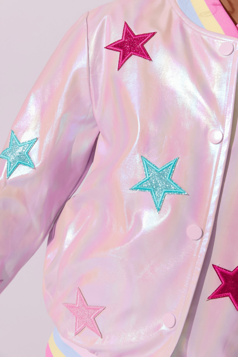 Lola & The Boys Holographic Stars Bomber