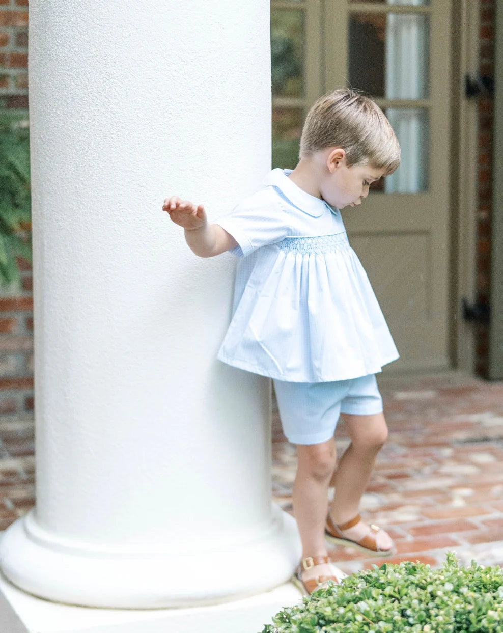 Lullaby Set Hayes Bubble, Classic Blue Windowpane, Airplanes