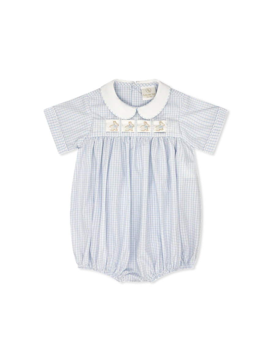 Lullaby Set Noah Ribbon Bubble Classic Blue Windowpane