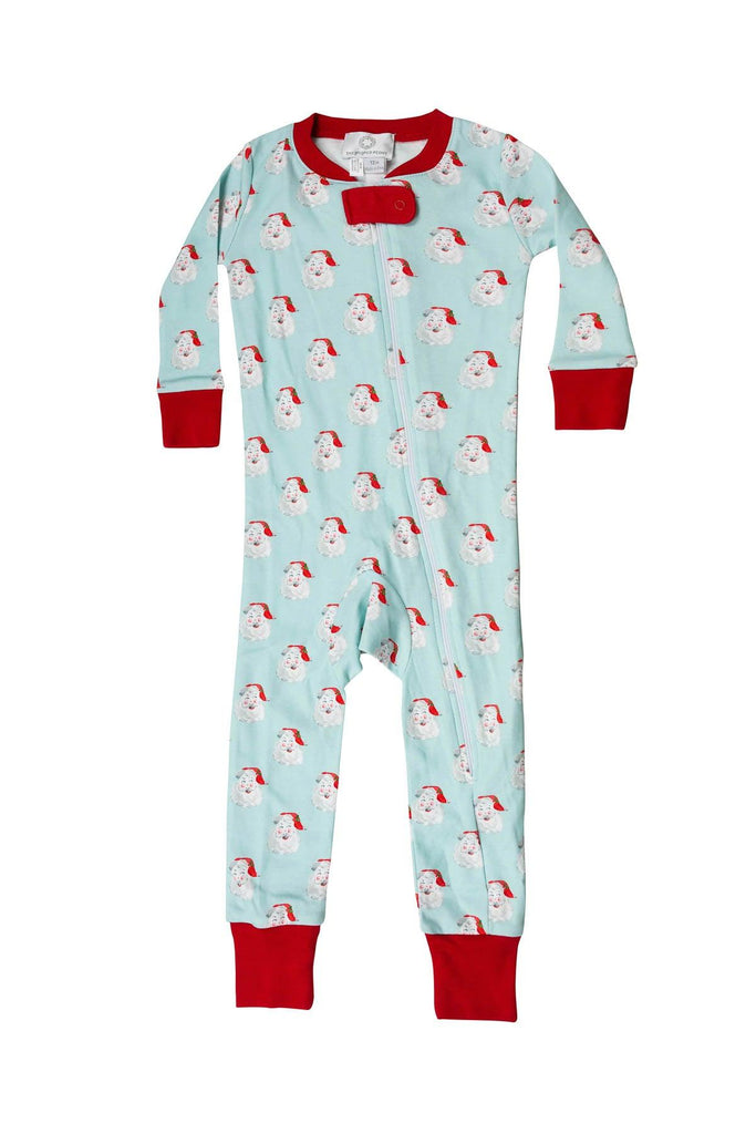 Proper Peony Jolly Santa Zipper Pajama - shopnurseryrhymes