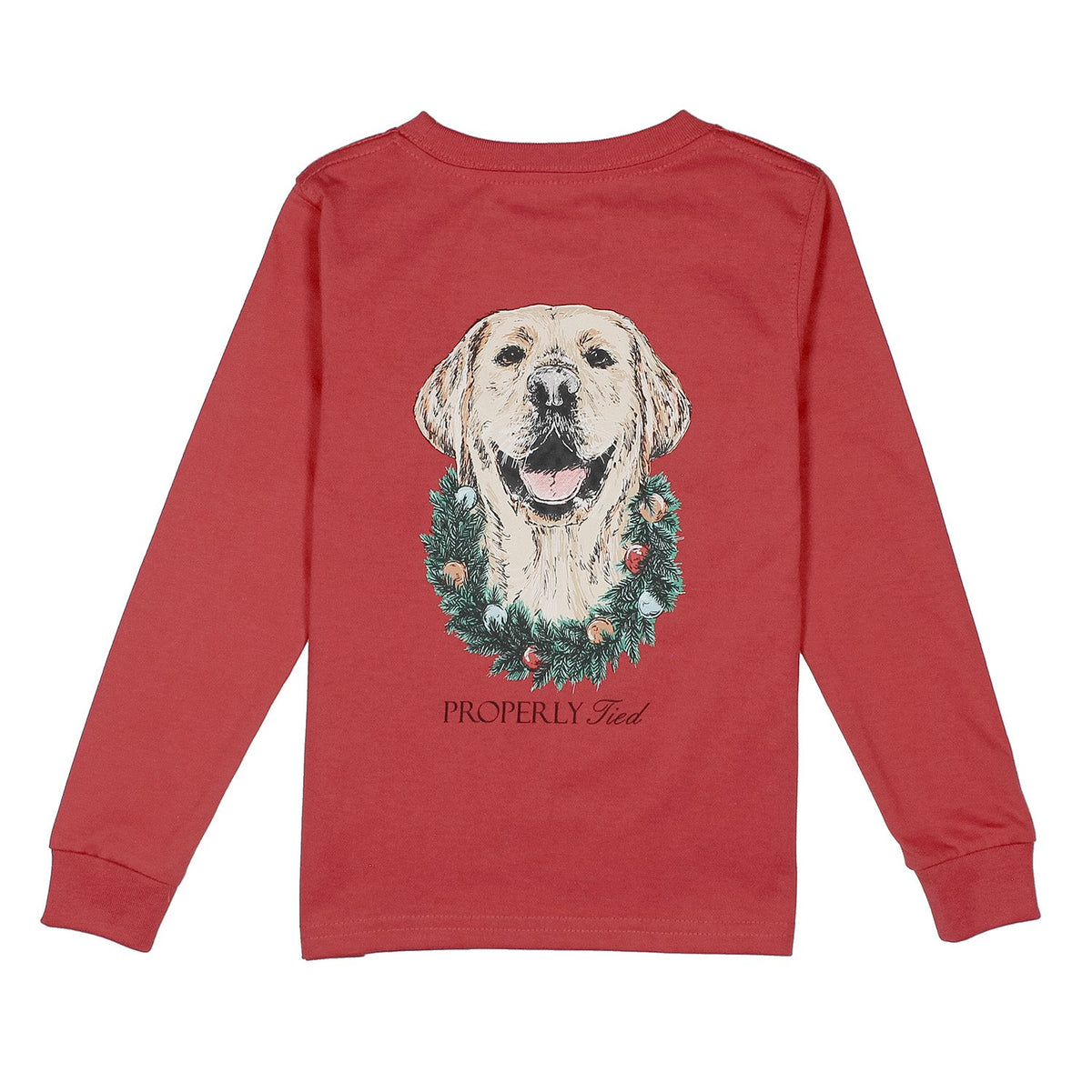 Properly Tied Tee, Deck the Paws on Cabernet