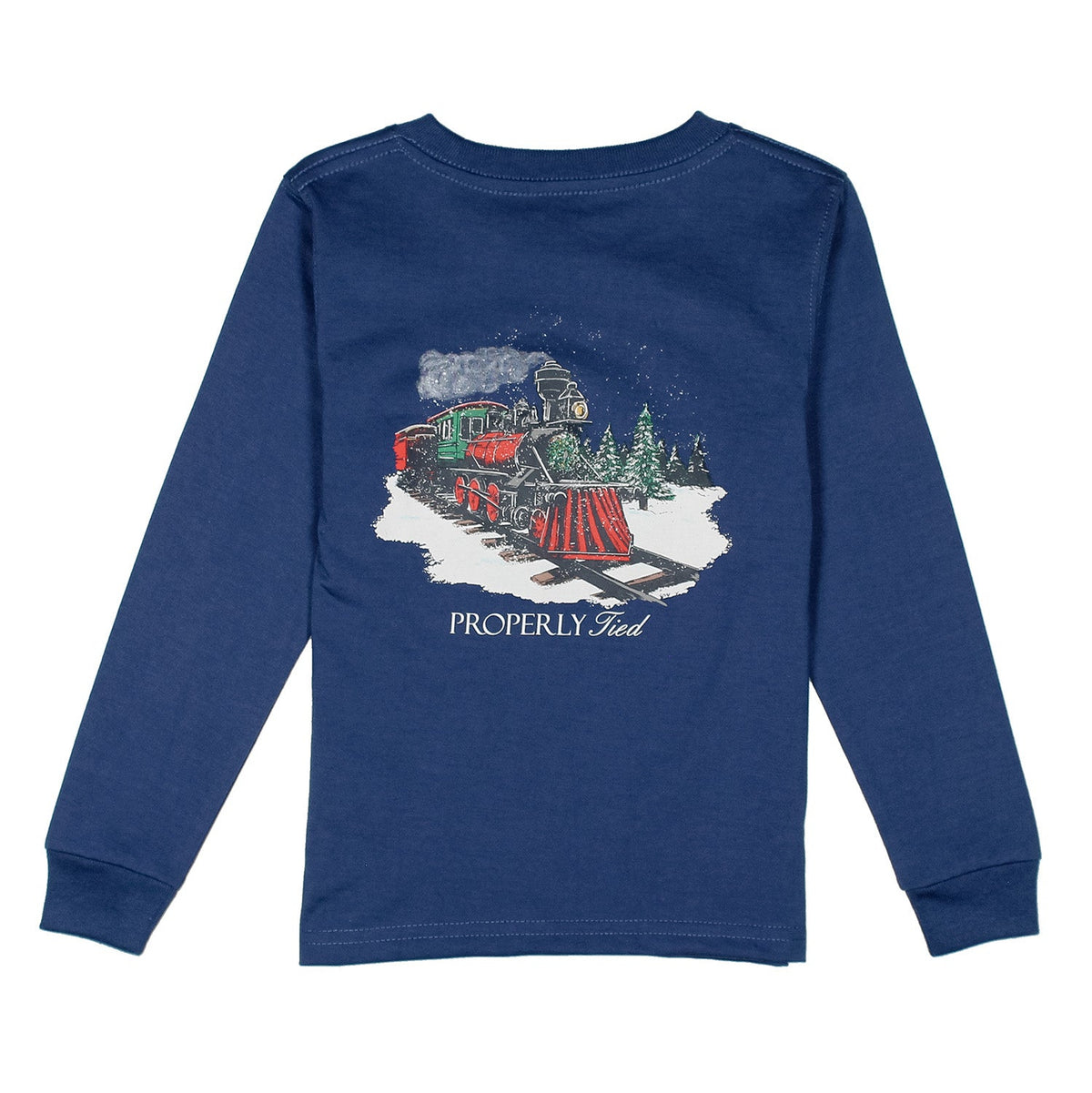 Properly Tied Tee, Pt Express on River Blue