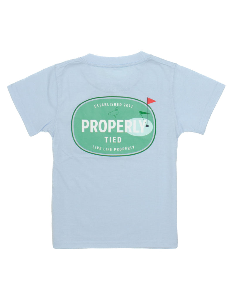 Properly Tied Tee, The Links on Perwinkle
