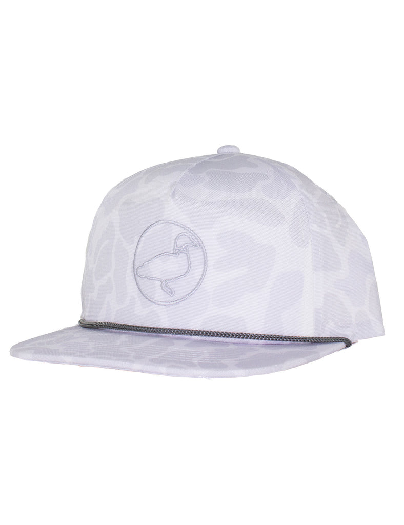 Properly Tied Youth Rope Hat, Polar Camo