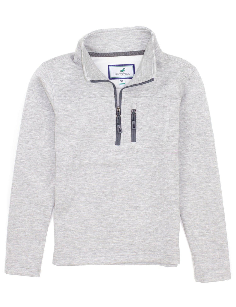 Properly Tied Artic Pullover, Light Heather Grey