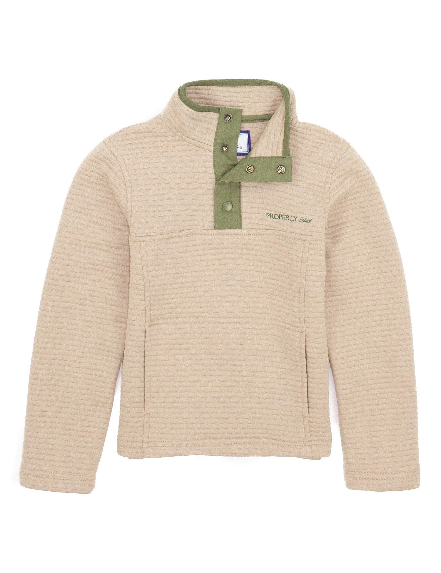 Properly Tied Ridgeway Pullover, Walnut - shopnurseryrhymes