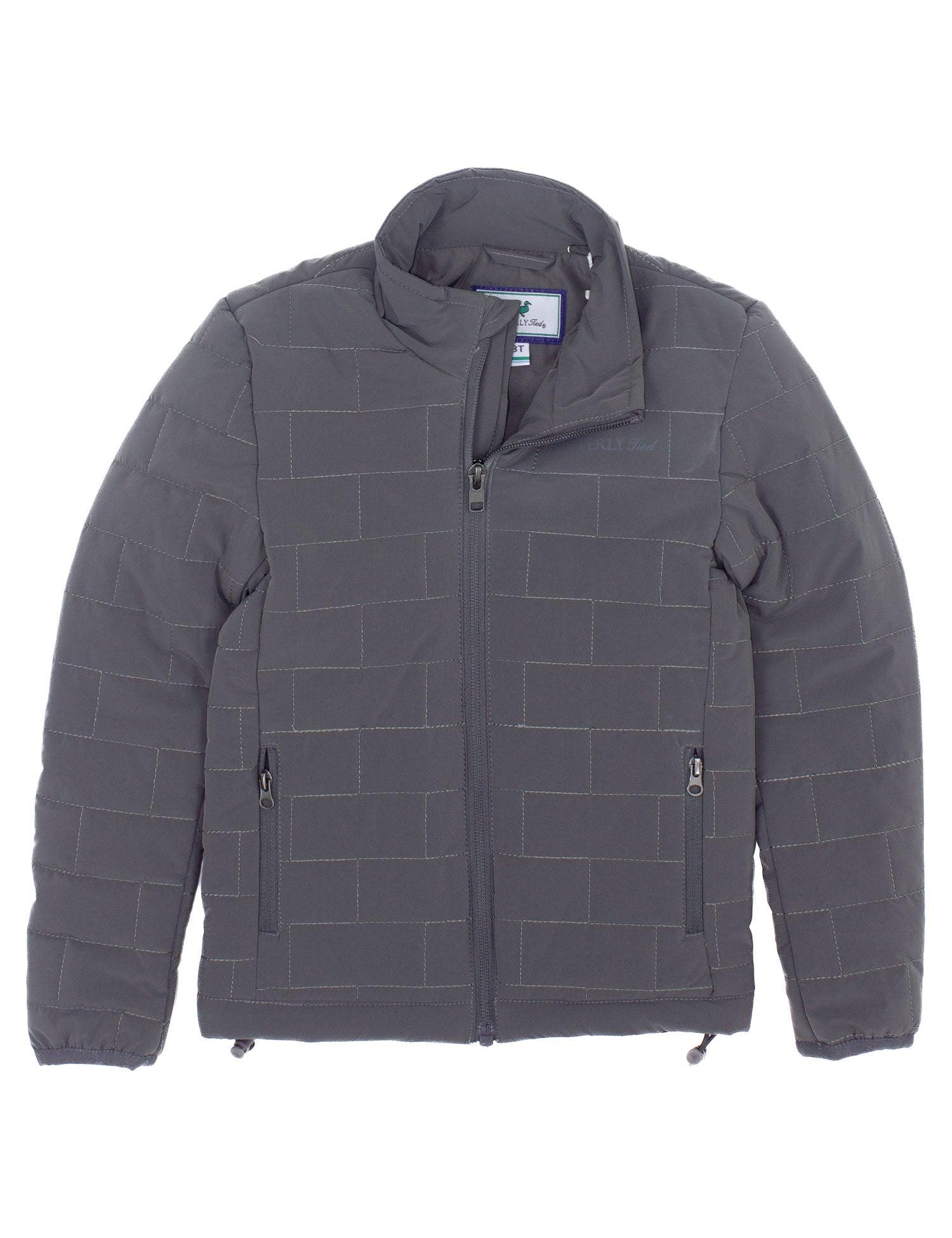 Properly Tied Tundra Puffer Jacket, Dark Grey - shopnurseryrhymes