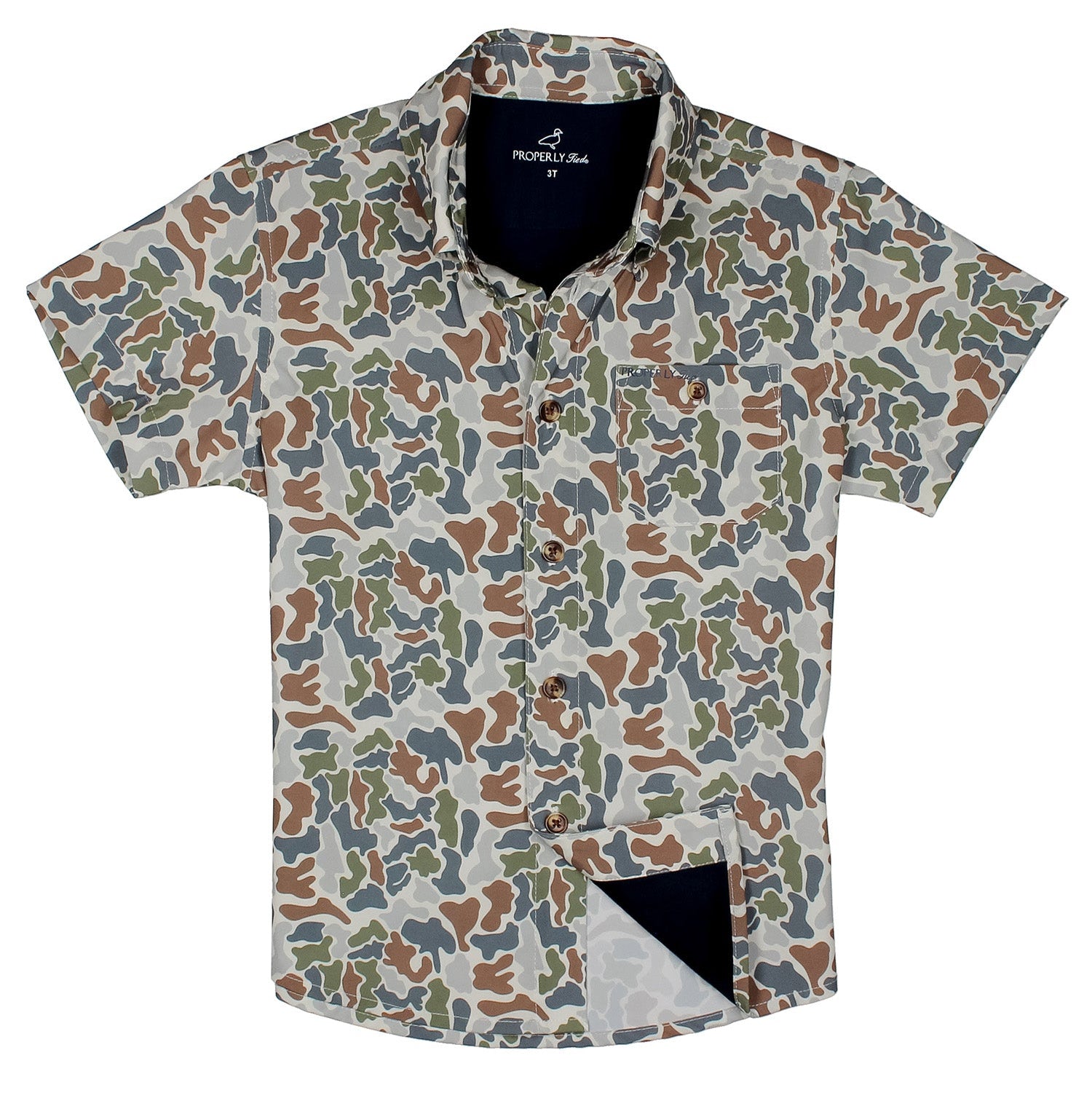 Properly Tied Sportsman Field Shirt, Terra Camo