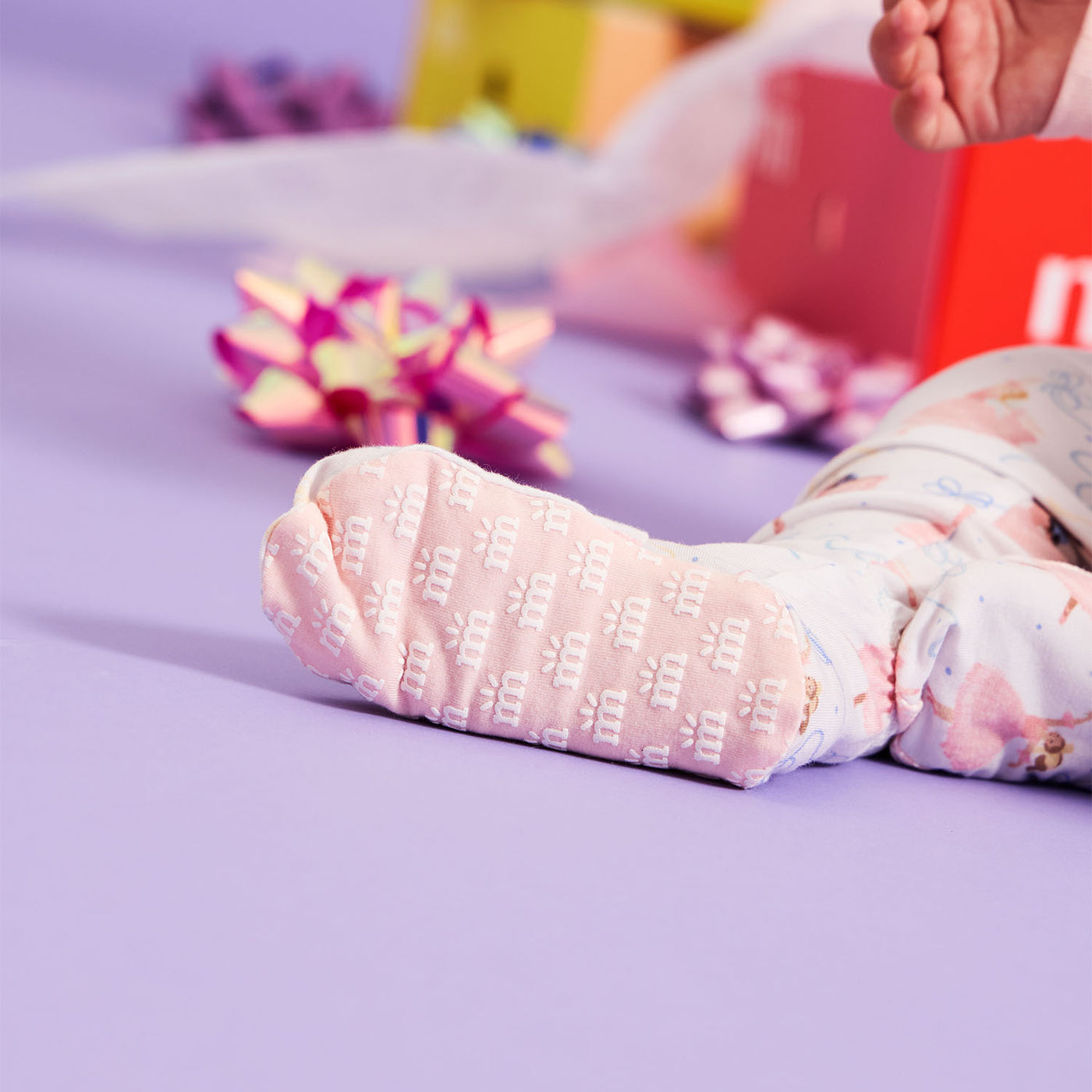 Magnetic Me Pretty Plies Modal Footie with Ruffle