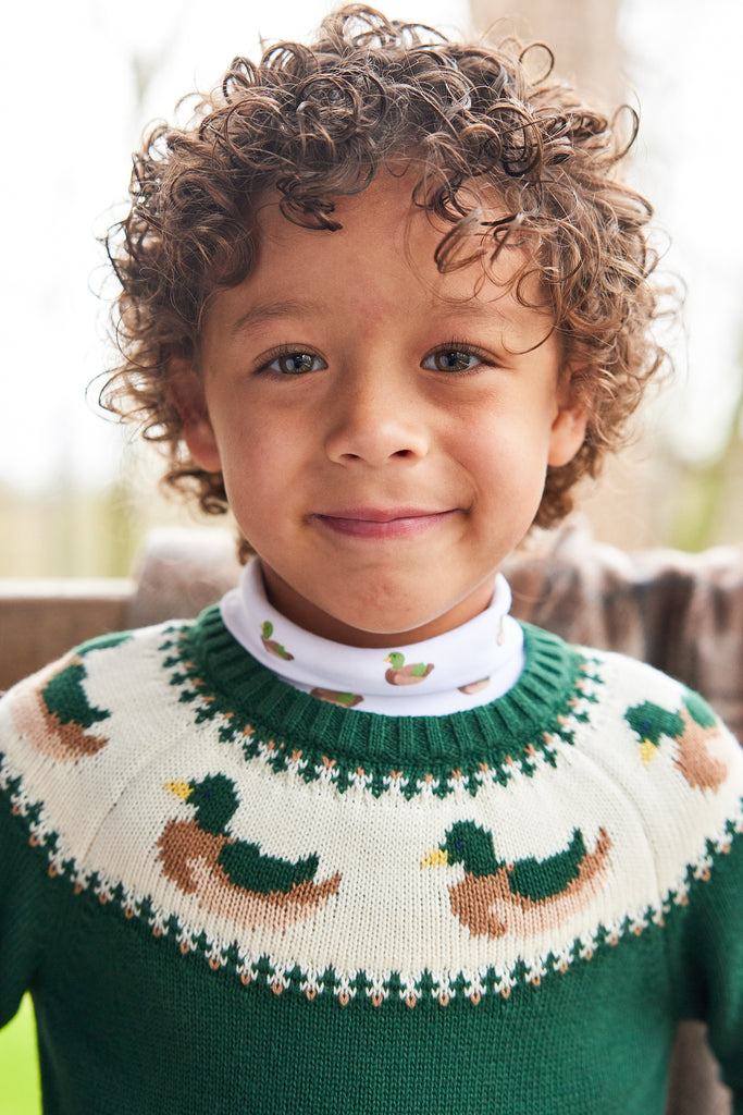 Little English Mallard Fair Isle Sweater