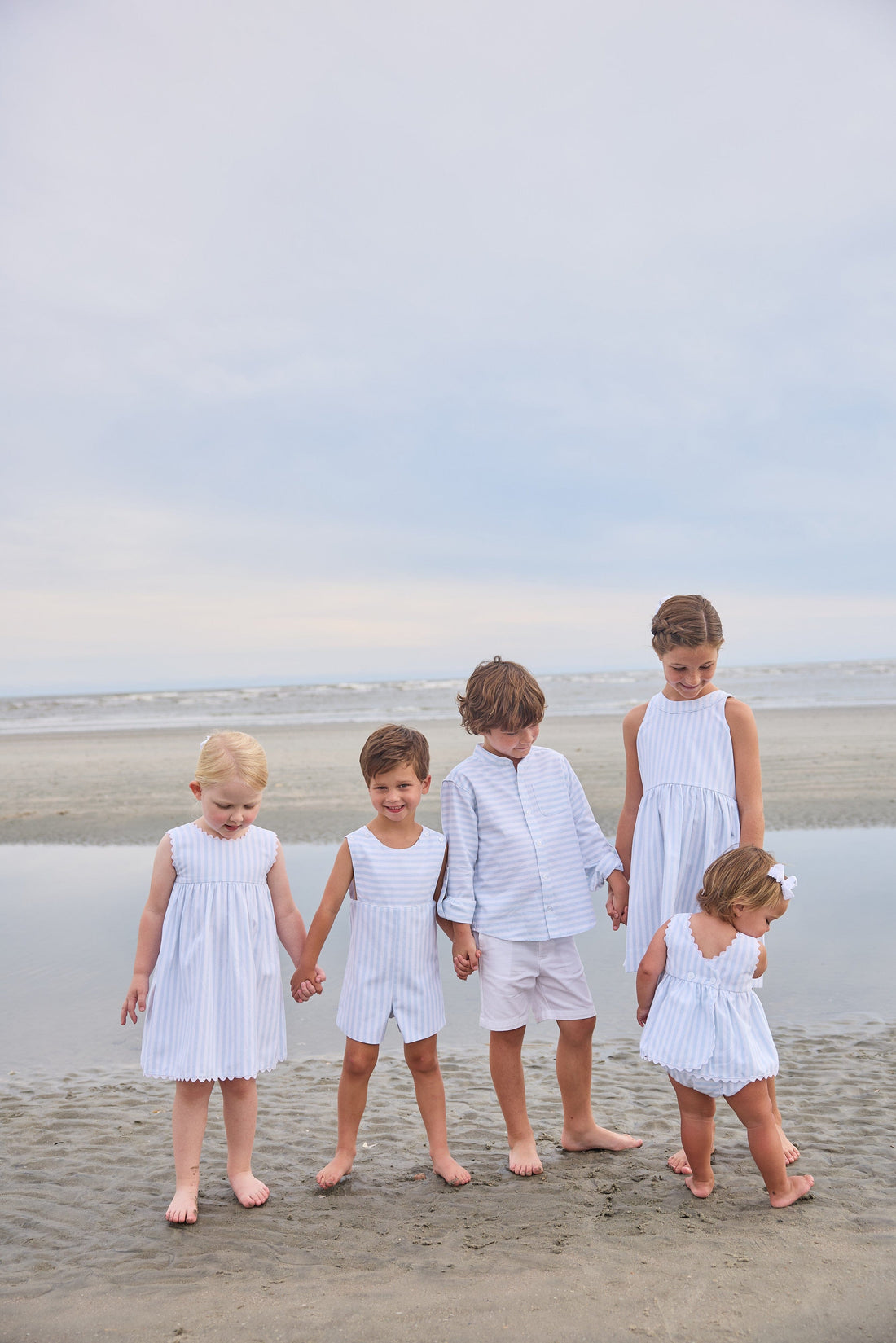 Little English Apron John John, Savannah Stripe