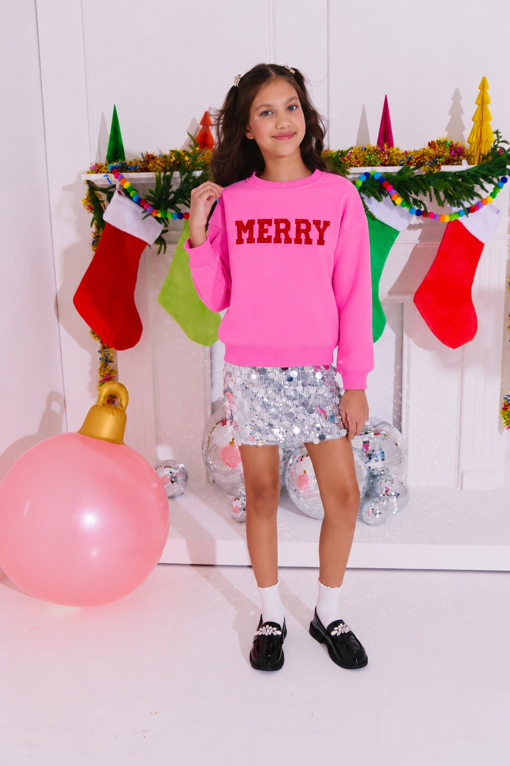 Lola & The Boys Merry Gem Sweatshirt