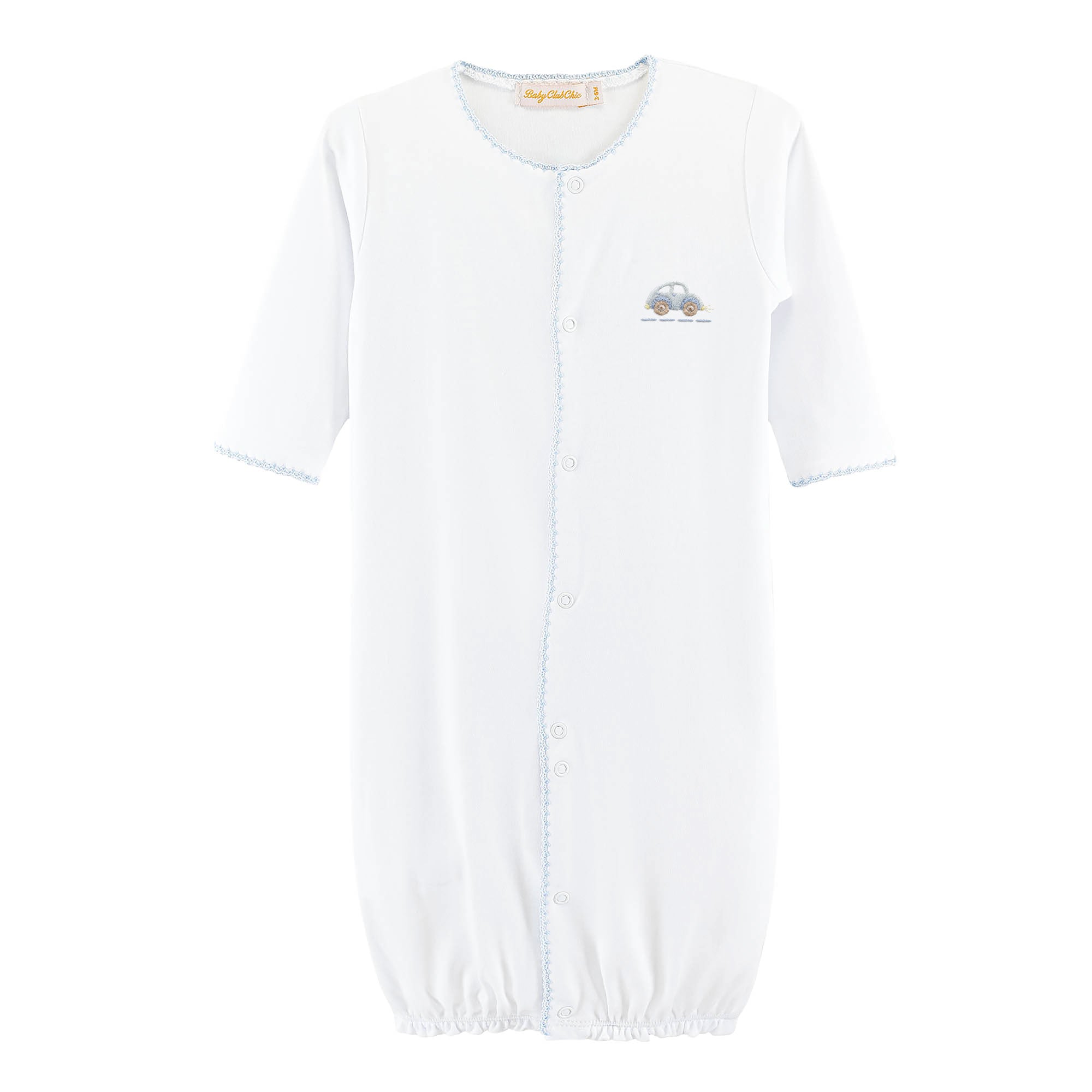 Baby Club Chic Vintage Cars Embroidered Converter Gown