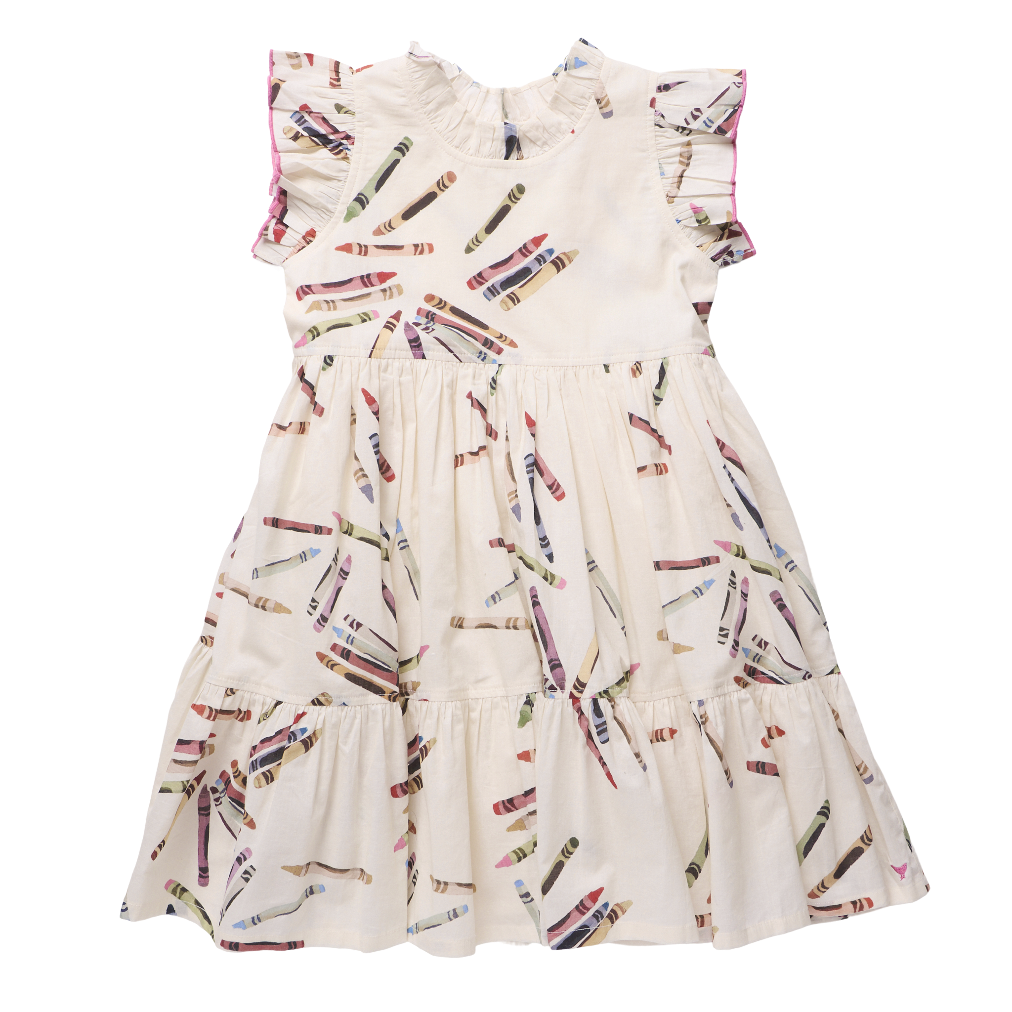 Pink Chicken Jennifer Dress, Tossed Crayons