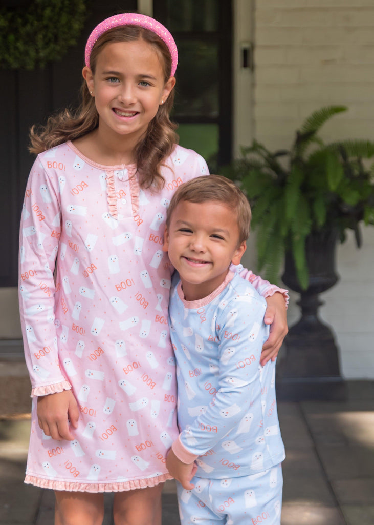 SALE Parker Pima Cotton Zipper Pajama - Trick or Treat – Lila + Hayes