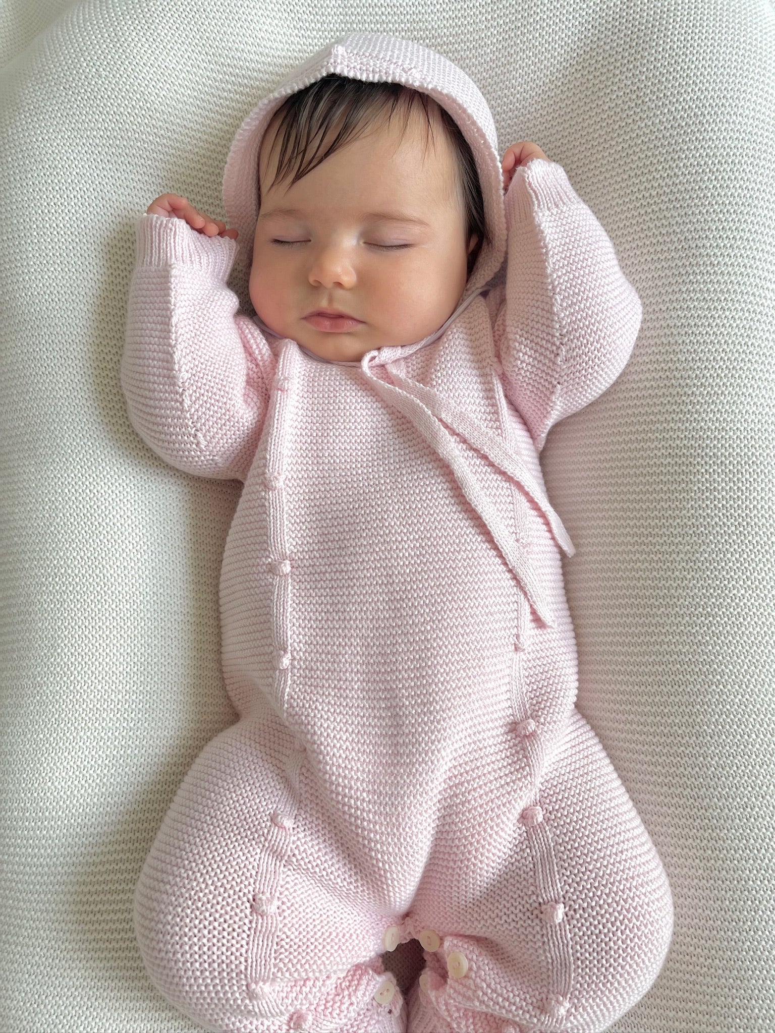 Mi Lucero Footie with Baubles, Pink