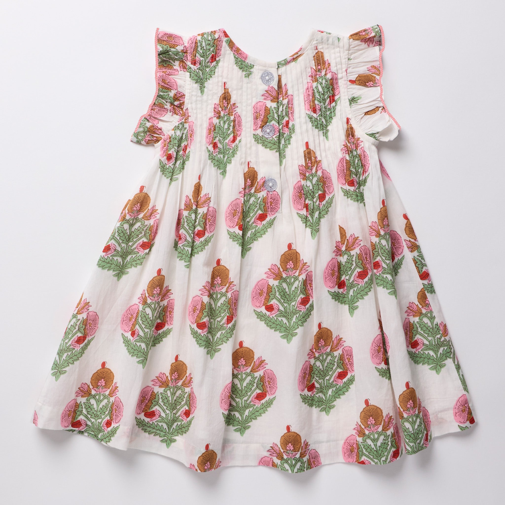 Pink Chicken Jaipur Dress, Pink Bellflower