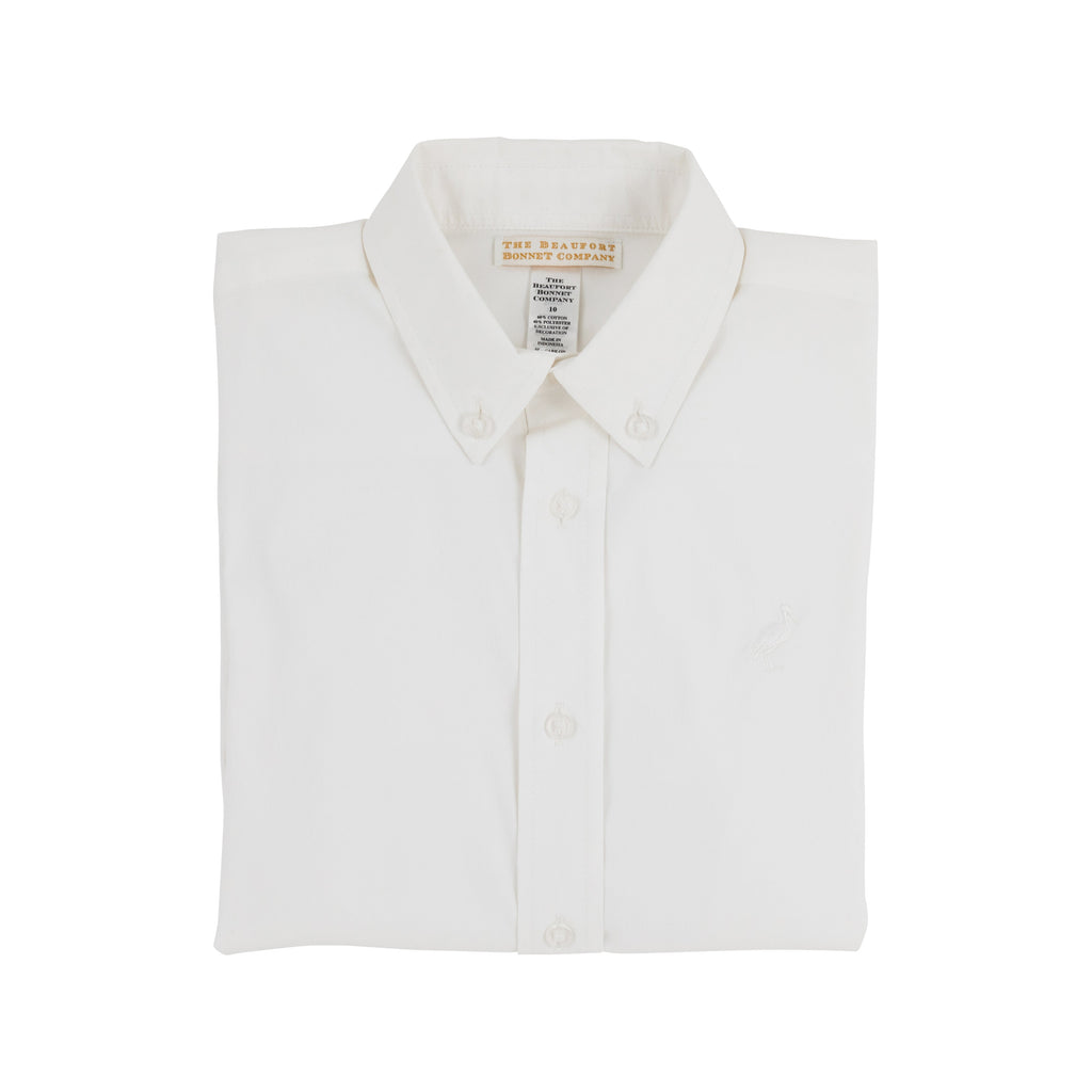 Beaufort Bonnet Prepletic Dean's List Dress Shirt, Worth Avenue White
