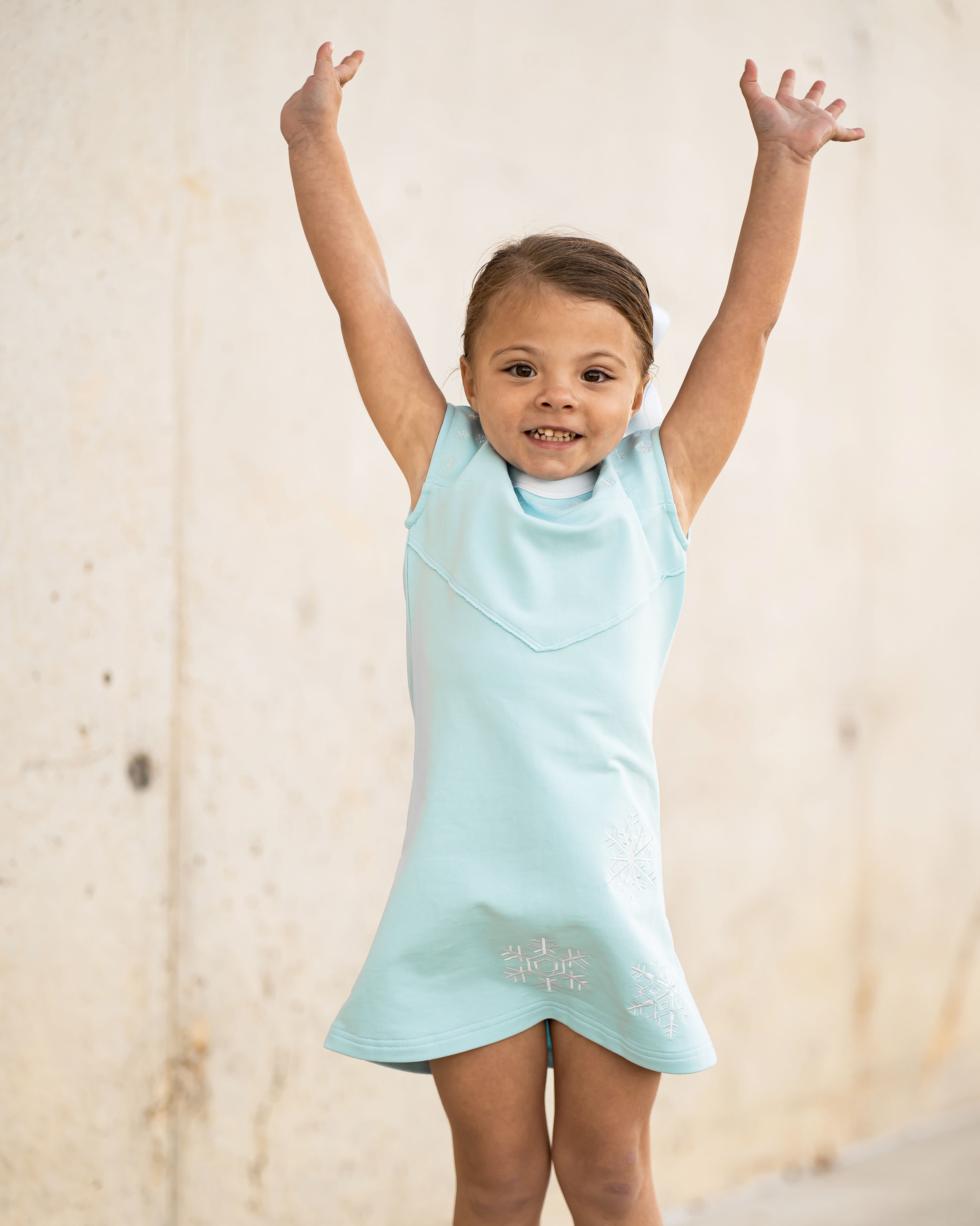 Yellow Lamb Princess Playtime Snowflake Dress