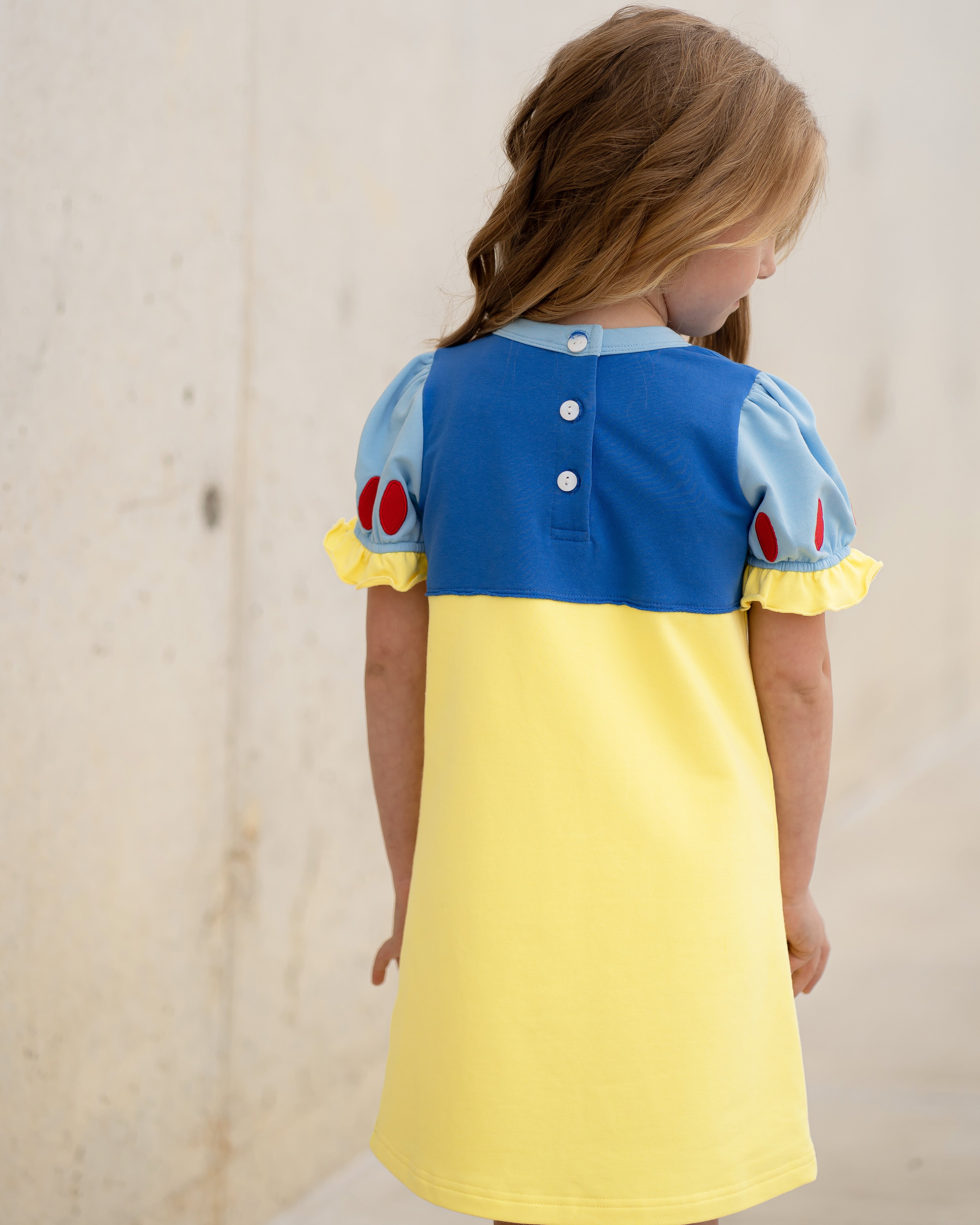 Yellow Lamb Princess Playtime Primary Dress