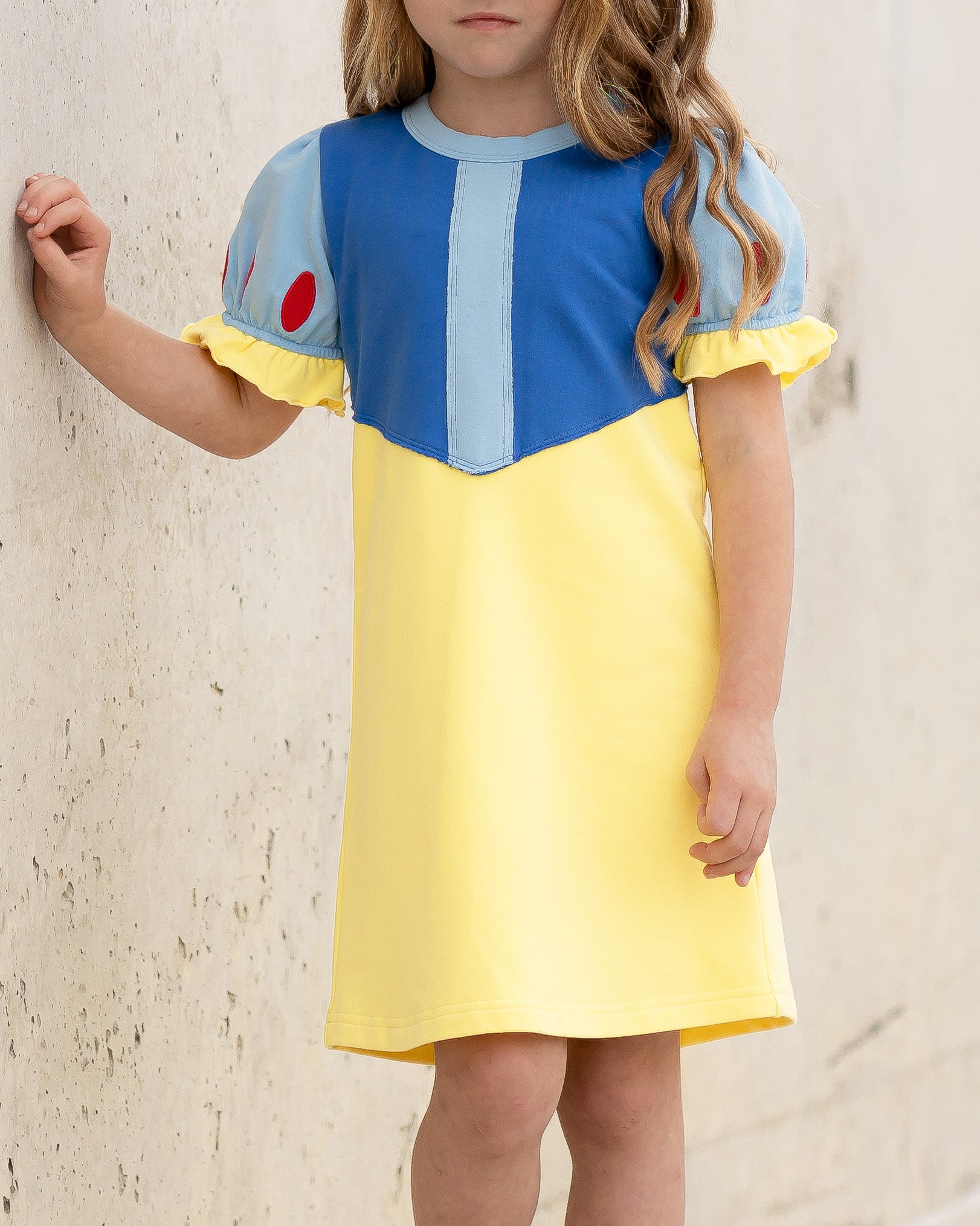 Yellow Lamb Princess Playtime Primary Dress