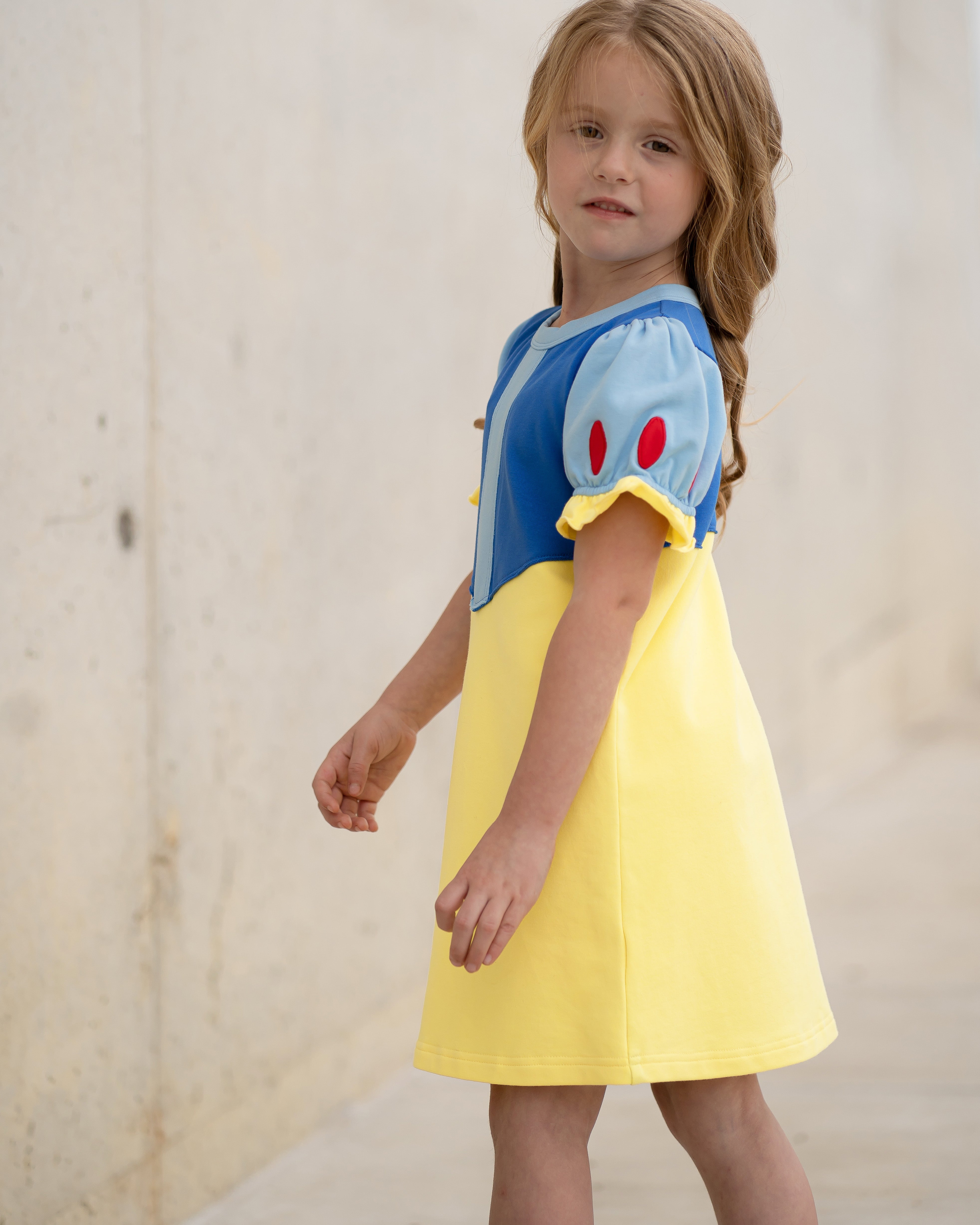 Yellow Lamb Princess Playtime Primary Dress