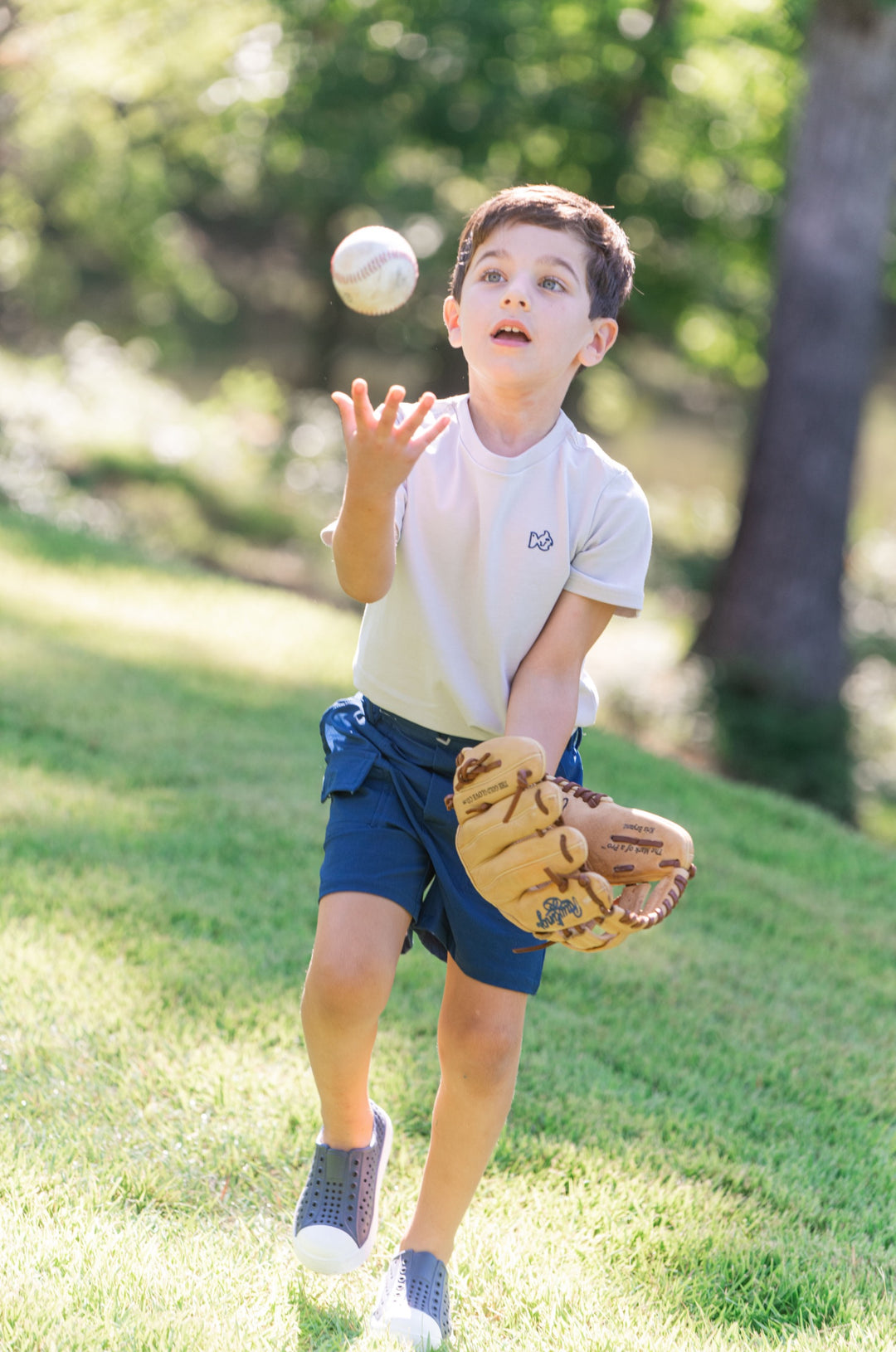 Prodoh Cotton T-Shirt, Baseball Glove Art on Micro Chip