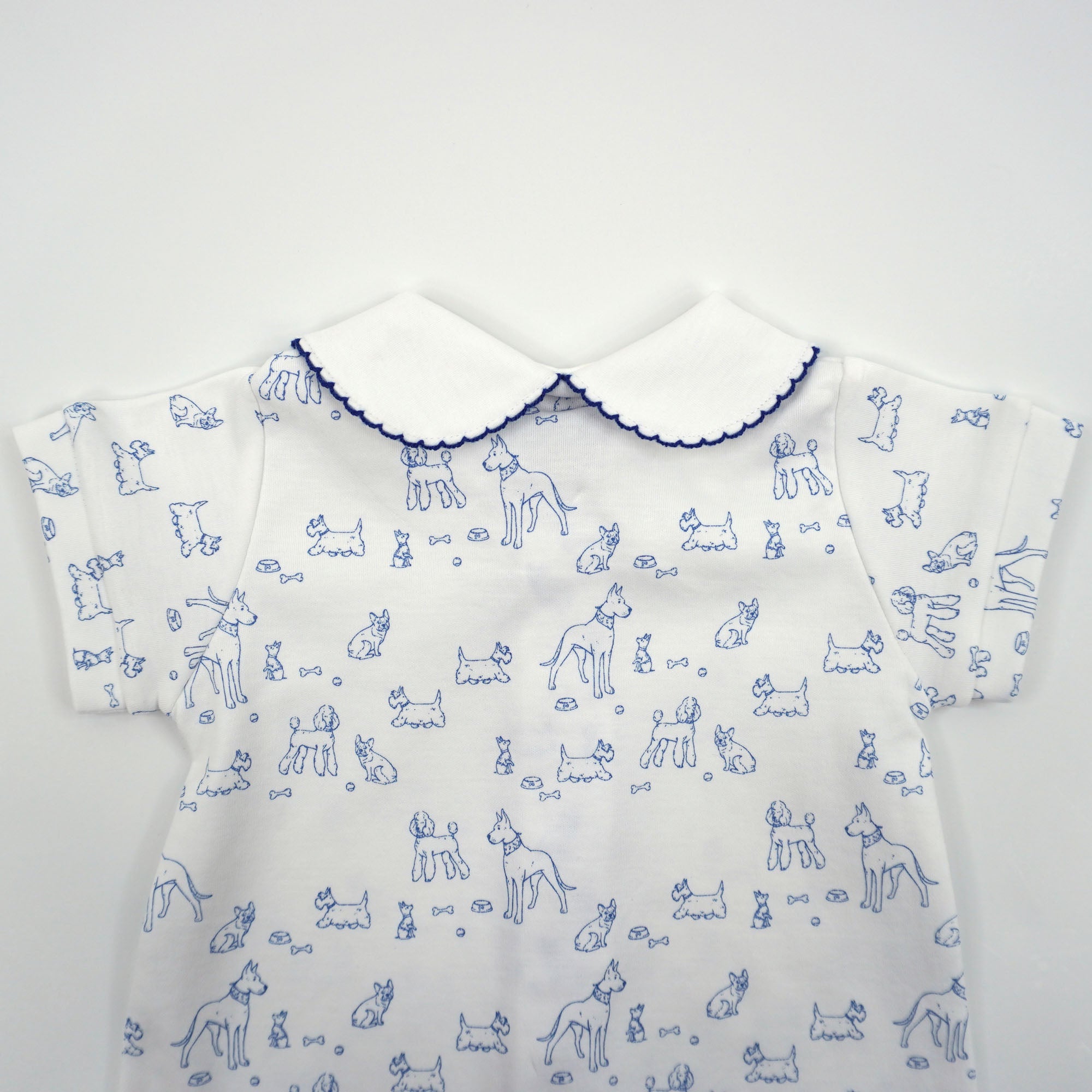 Marcela Dogs Pima Cotton Romper