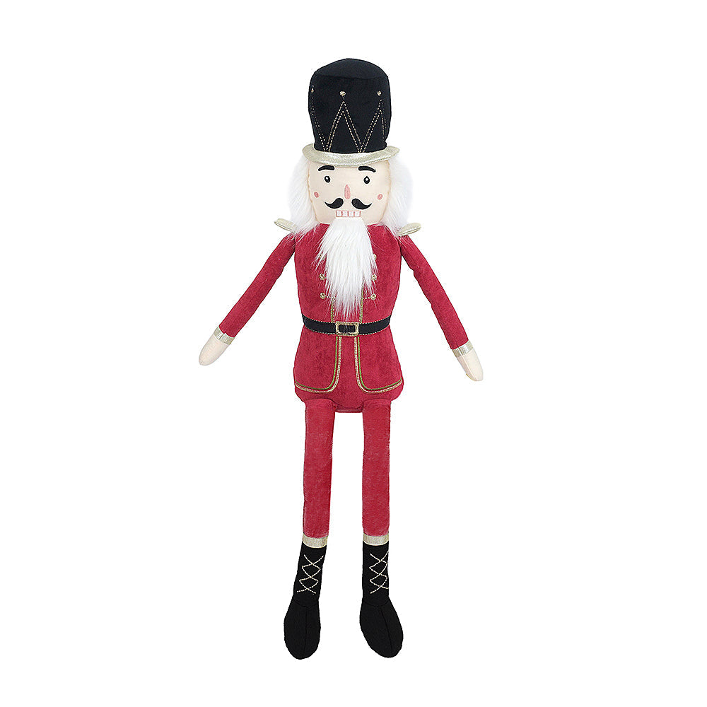 Mon Ami Large Nutcracker Shelf Sitter, Red