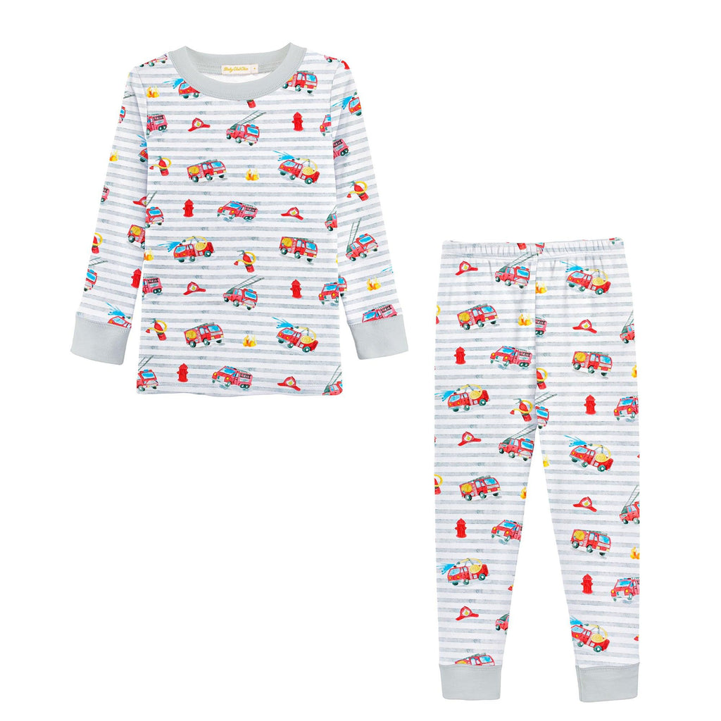 Baby Club Chic Pajama Set, Firefighters - shopnurseryrhymes