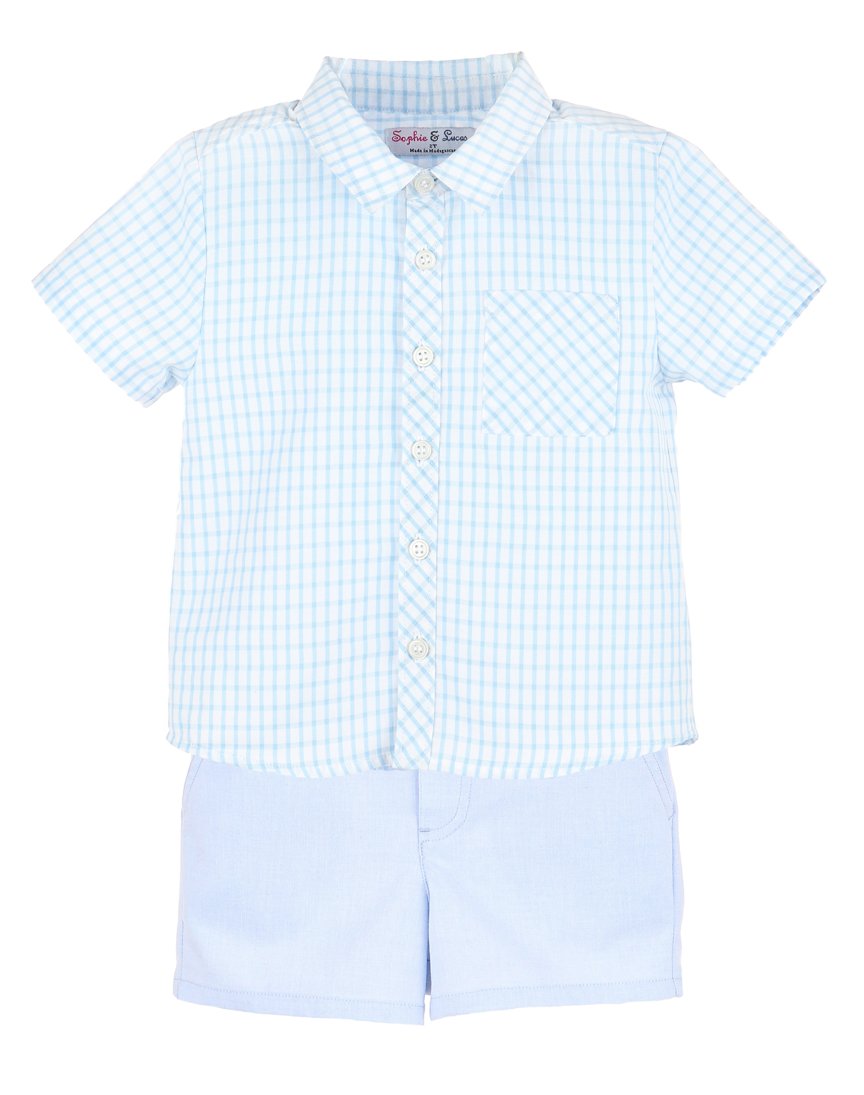 Sophie & Lucas Chambray Short Set