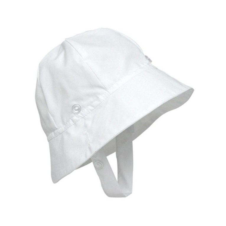 Beaufort Bonnet Bucket Hat Broadcloth, Worth Ave White